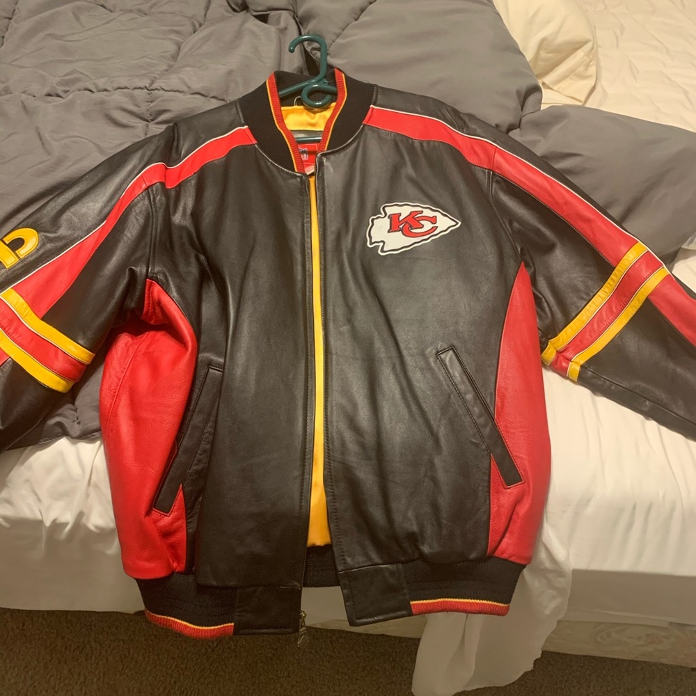 Vintage Leather Chiefs Jacket